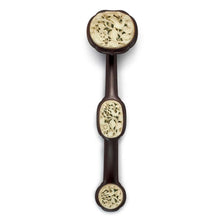 Load image into Gallery viewer, PALE CELADON JADE-INSET WOOD RUYI SCEPTRE THE JADES
