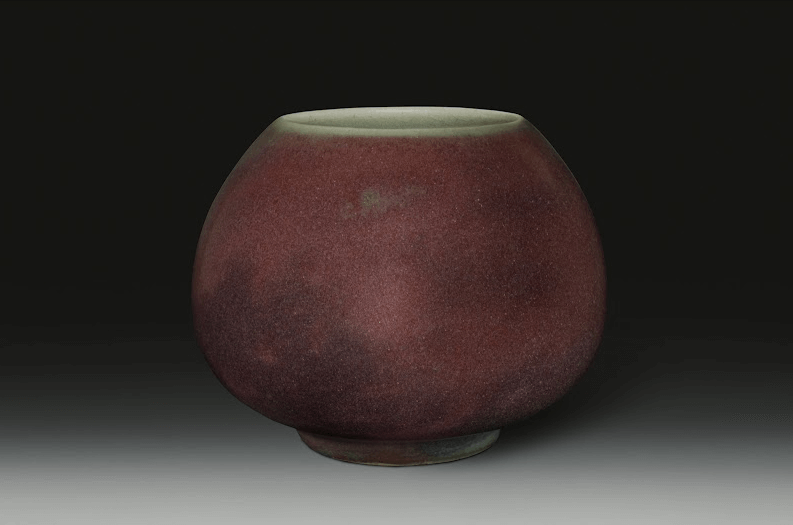 Crimson Glazed Stoneware Cup, Junyao
