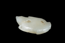 Load image into Gallery viewer, A Rare White Jade Terrapin Neolithic Period, Dawenkou Culture
