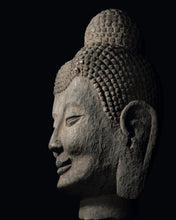 Load image into Gallery viewer, Stone Head of Buddha
