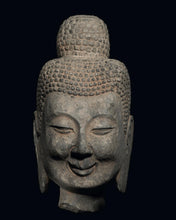 Load image into Gallery viewer, Stone Head of Buddha
