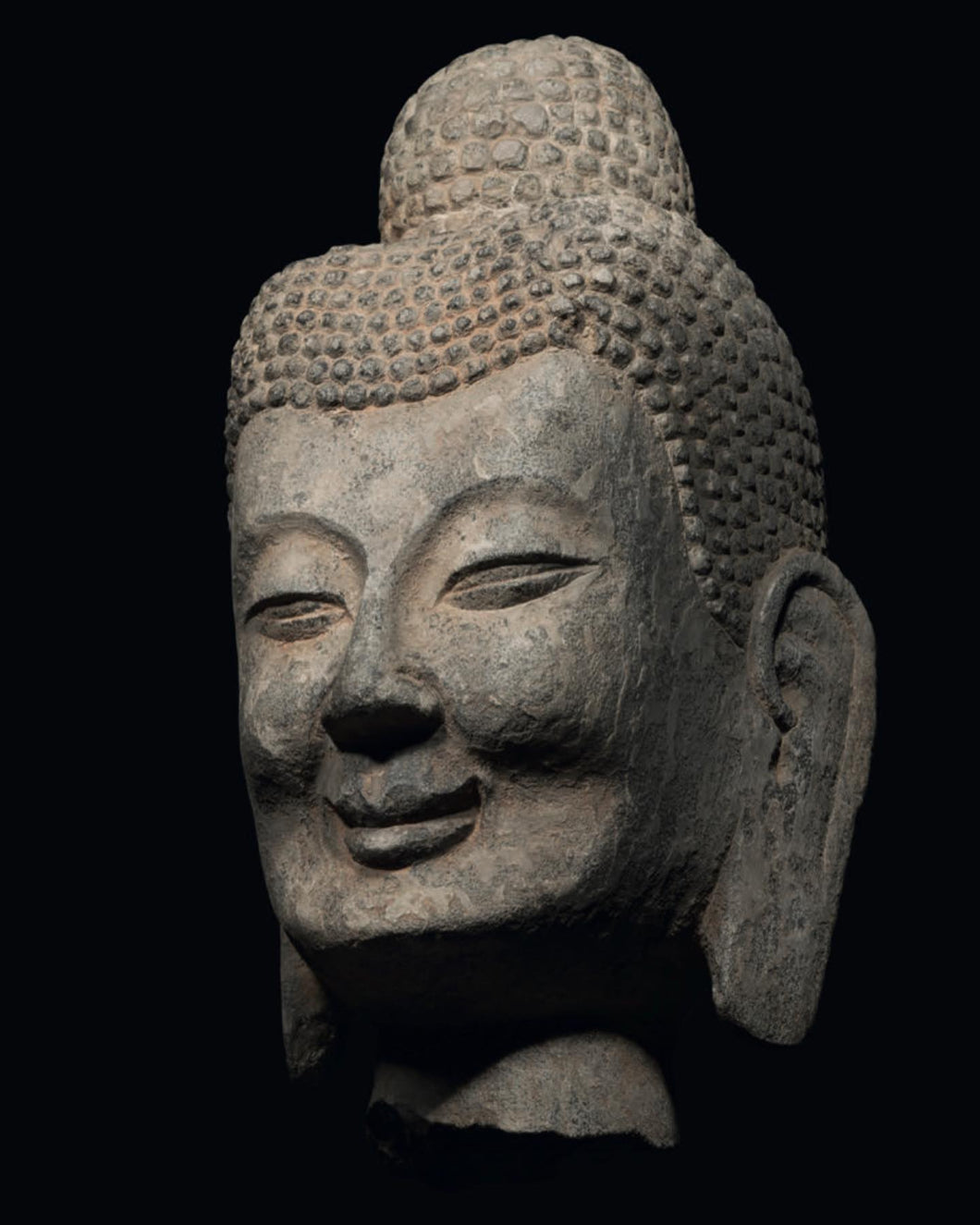 Stone Head of Buddha