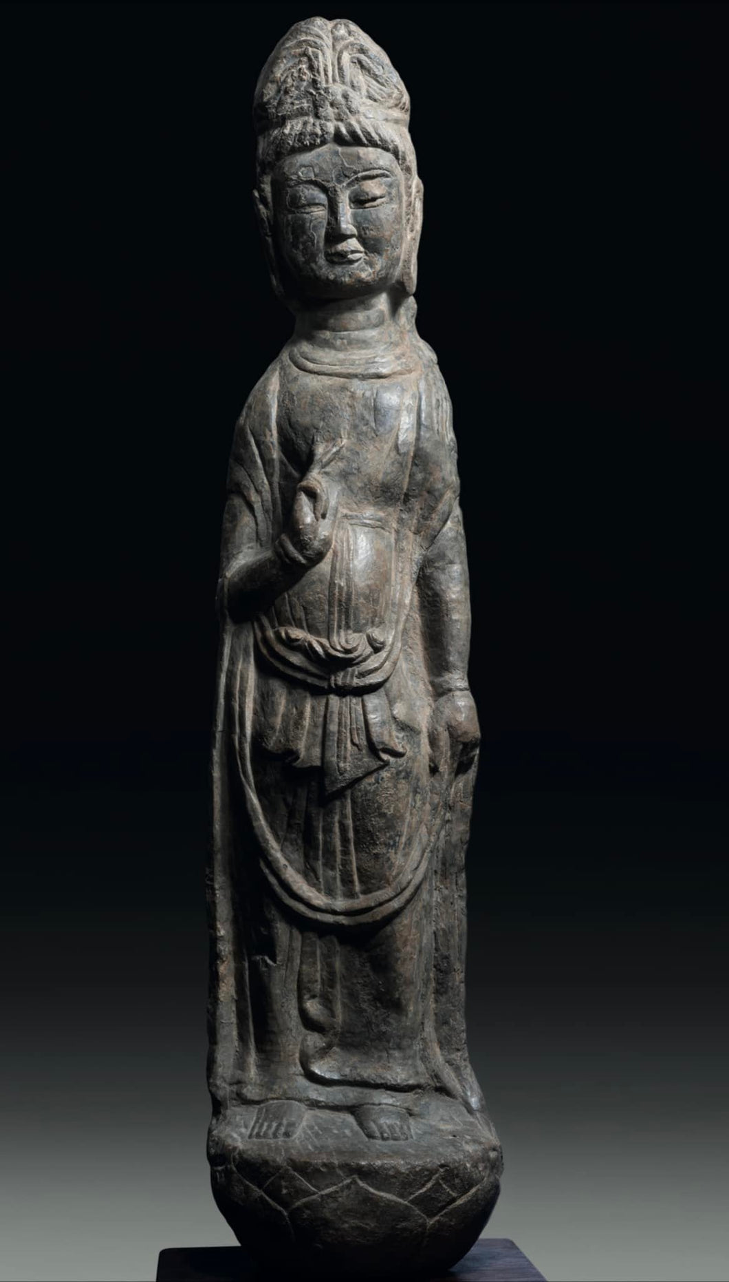 Stone Standing Bodhisattva