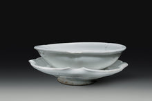 Load image into Gallery viewer, Glazed Stoneware Cup and Stand, Xingyao
