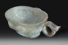 Load image into Gallery viewer, Earred Cup with Ring Handle and Raised Nodule Decor
