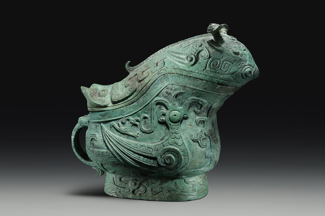 Archaic Bronze Wine Vessel, Guang