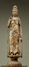 Load image into Gallery viewer, Important Rare Large Wood  Standing Guanyin
